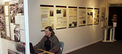 Living Archive's display about Albert French